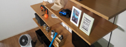 子供部屋のたくさんの荷物も、棚板を使って見せる収納に。
    <br />使用商品：953RP-M21
